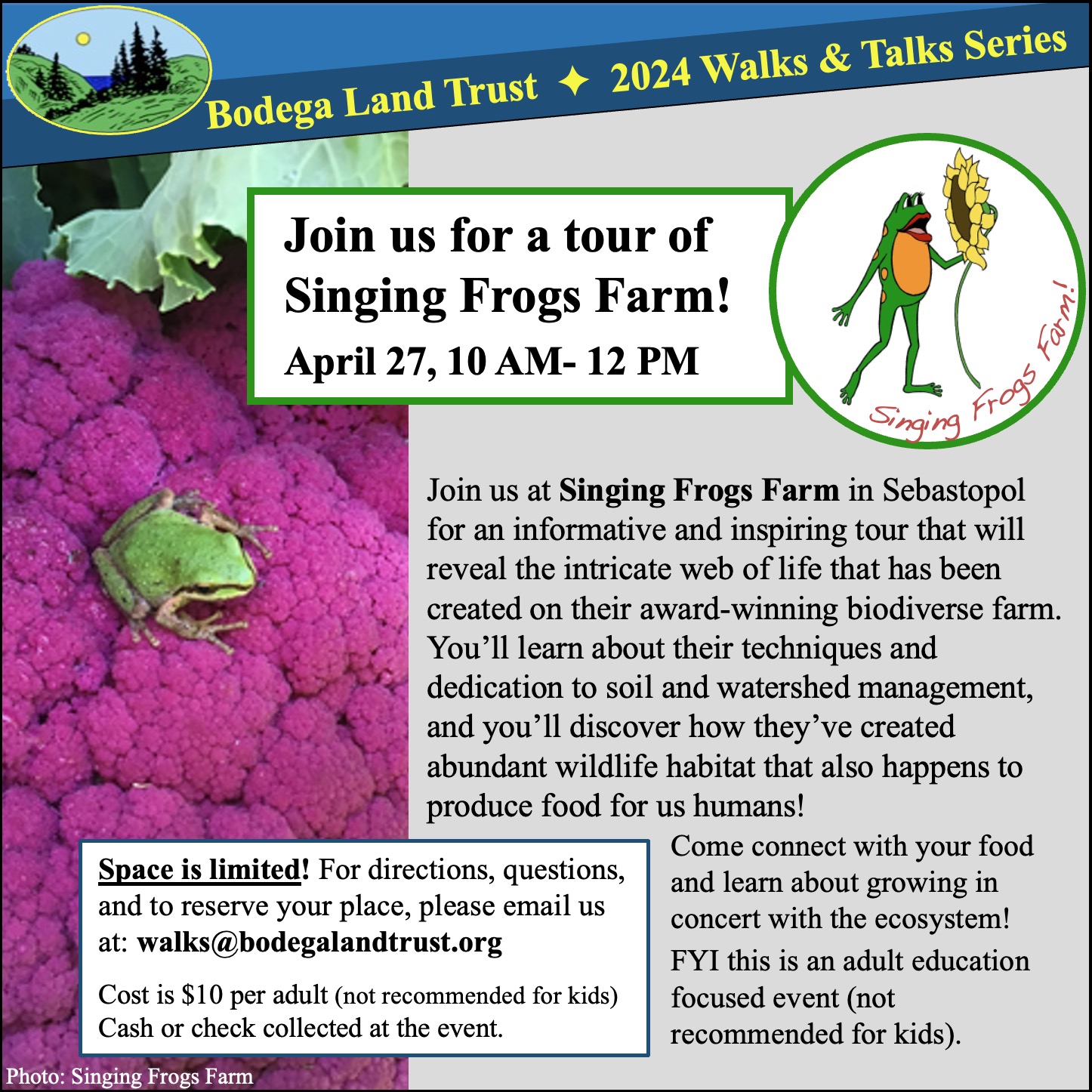 Singing Frogs Farm april272024